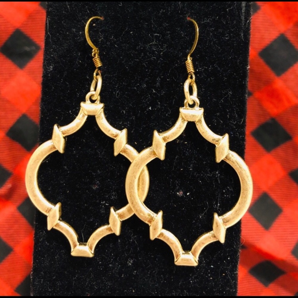 Golden Drop Earrings